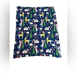 Christmas Tree Colorful Unicorn Print Throw Blanket Winter Kids Necessities